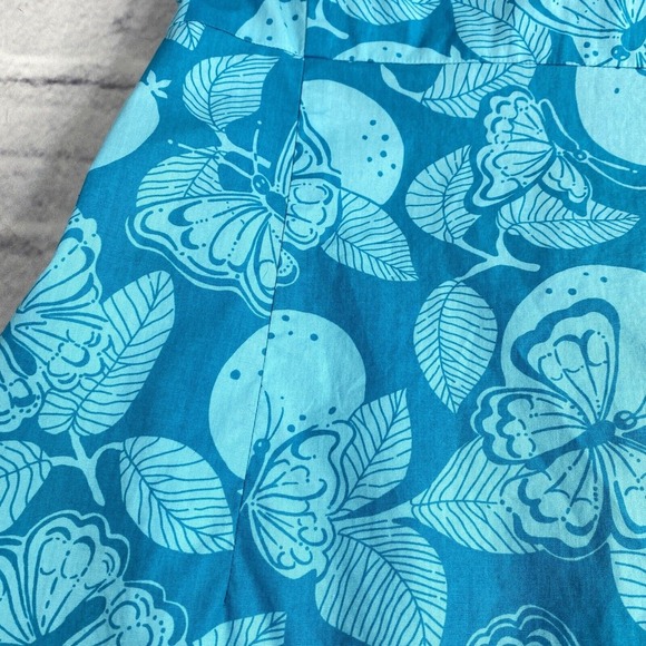 Vintage Lilly Pulitzer Size 10 Strapless Dress Butterfly Garden Lined A-Line‎ - Picture 9 of 14